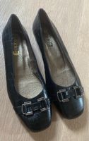 Neue schwarze Ballerinas aus Leder Grösse 39