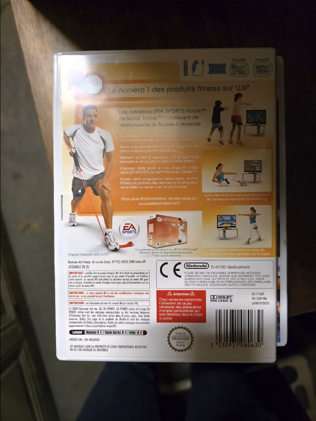 Nintendo Giochi: Jeu Wii Active Fitness+ – Usato da Lausanne venduto da jul_zfp2 2