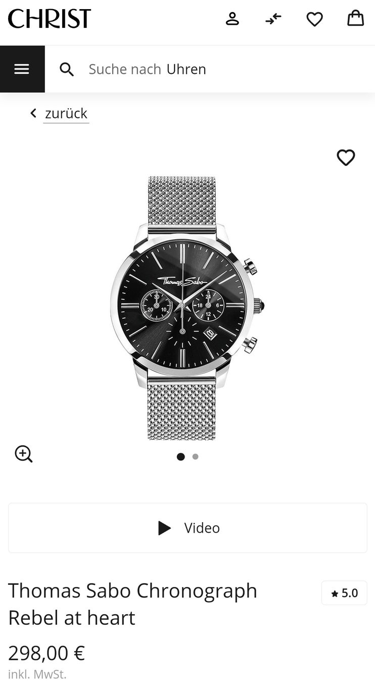 Thomas Sabo Orologi: Thomas Sabo Uhr – Usato da Hochdorf venduto da Juks..40 3