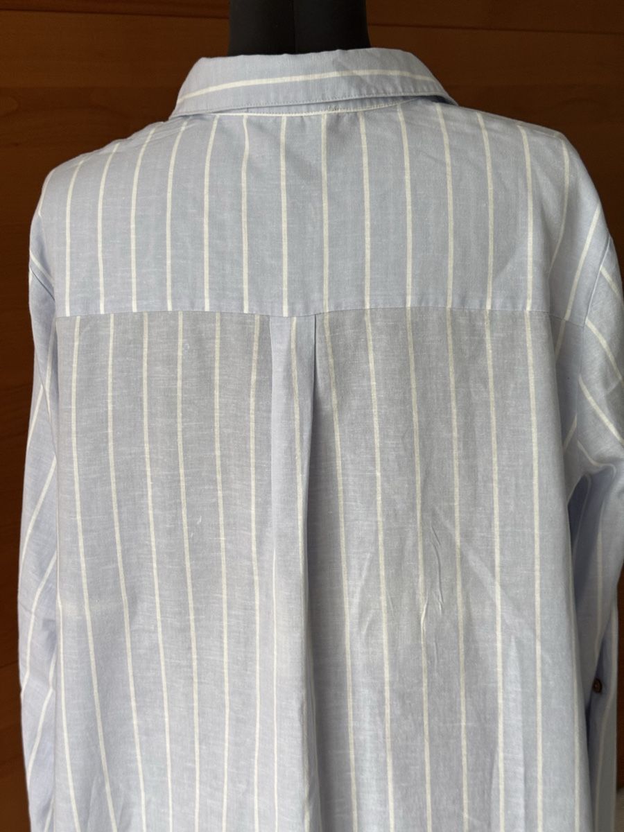 Blusen: Lässig aparte  Bluse lang/ hellblau/weiss gestreift  Gr.48 – Neu und originalverpackt aus Morschach von jeanhenrifabre 4