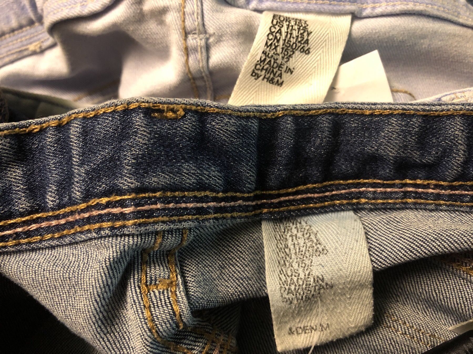 H&M Pantaloni: 2 H&M stretch Jeans Gr.152 – Usato da Obergerlafingen venduto da cabo4 3