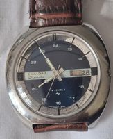 Seiko Diamatic D/D Auto, Blue with cushion shape .Dec 1974.