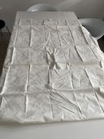 Vintage Baumwolle Bettbezüge Weiss mit Blumenmuster, Top!
