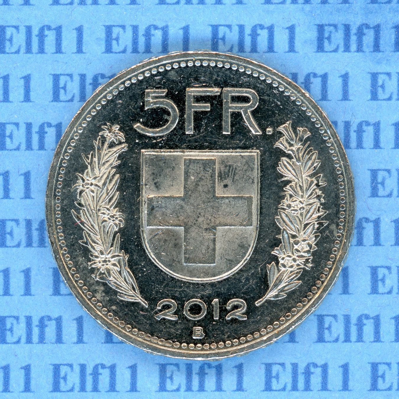Tutti le monete: CHF___5.00 2012 vz+ 5 Franken – Usato da Widnau venduto da Elf11