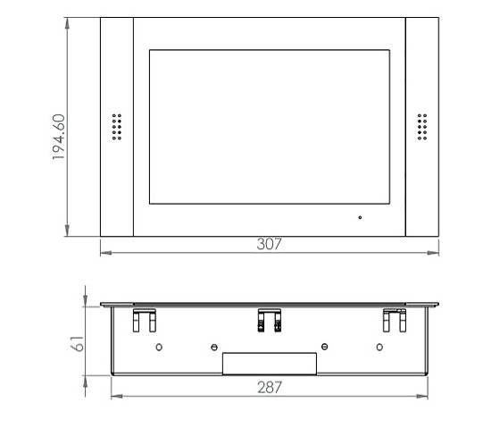 Steuerung: KNX Touchpanel 10" INSPINIA Vitre Basic – Gebraucht aus Brenzikofen von Alpenzauber 3