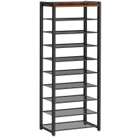 Schuhregal Schuhständer 10 Ebenen für bis zu 25 Paar Schuhe