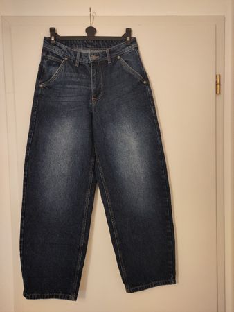 Coole Baggy Jeans, dunkelblau, neu!