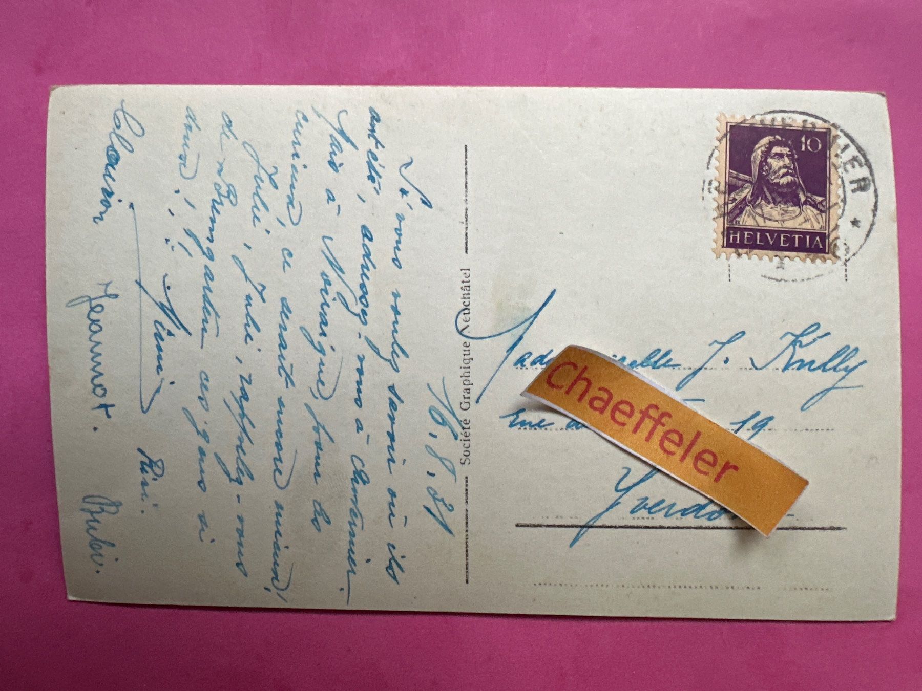 Cartoline postali: 1931  2011. - Gorges de l‘ Areuse. – Usato da Zürich venduto da Chaeffeler 1