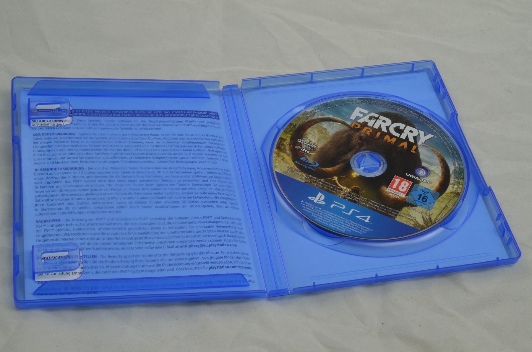 Spiele: Far Cry Primal PS4 Spiel CB – Gebraucht aus Buchs AG von SellAndBuyX 2