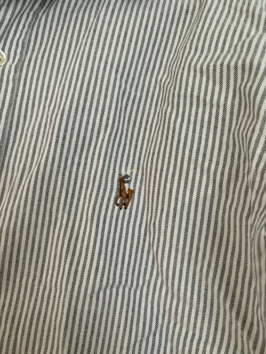 Ralph Lauren Camicie: Ralph Lauren Hemd, grau weiss gestreift – Usato da Basel venduto da Michele4123 2