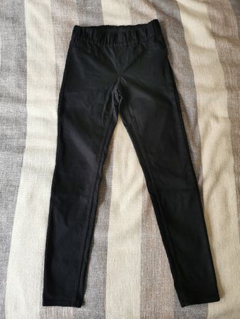 Schwarze Treggings, Gr. 38