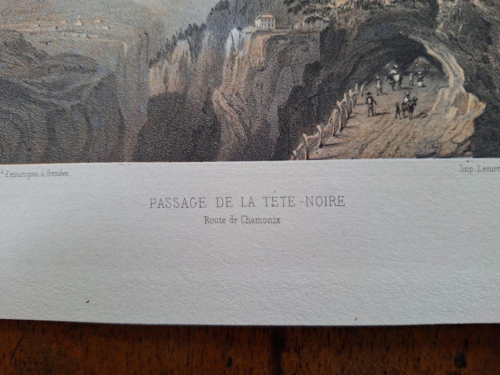 Stiche: PASSAGE DE LA TÊTE  NOIRE – Gebraucht aus Bevaix von bohrap 2