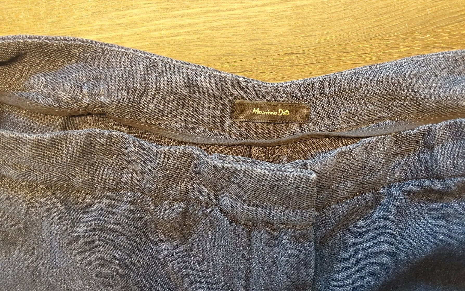 Massimo Dutti Pantaloni: Leinenhose dunkelblau Massimo Dutti 38 – Nuovo (secondo la descrizione) da Köniz venduto da scopello12 2