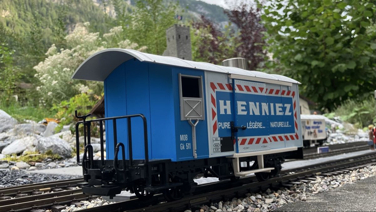 LGB Modellini di ferrovie: LGB Spur G Güterwagen – Usato da Vättis venduto da Toesser