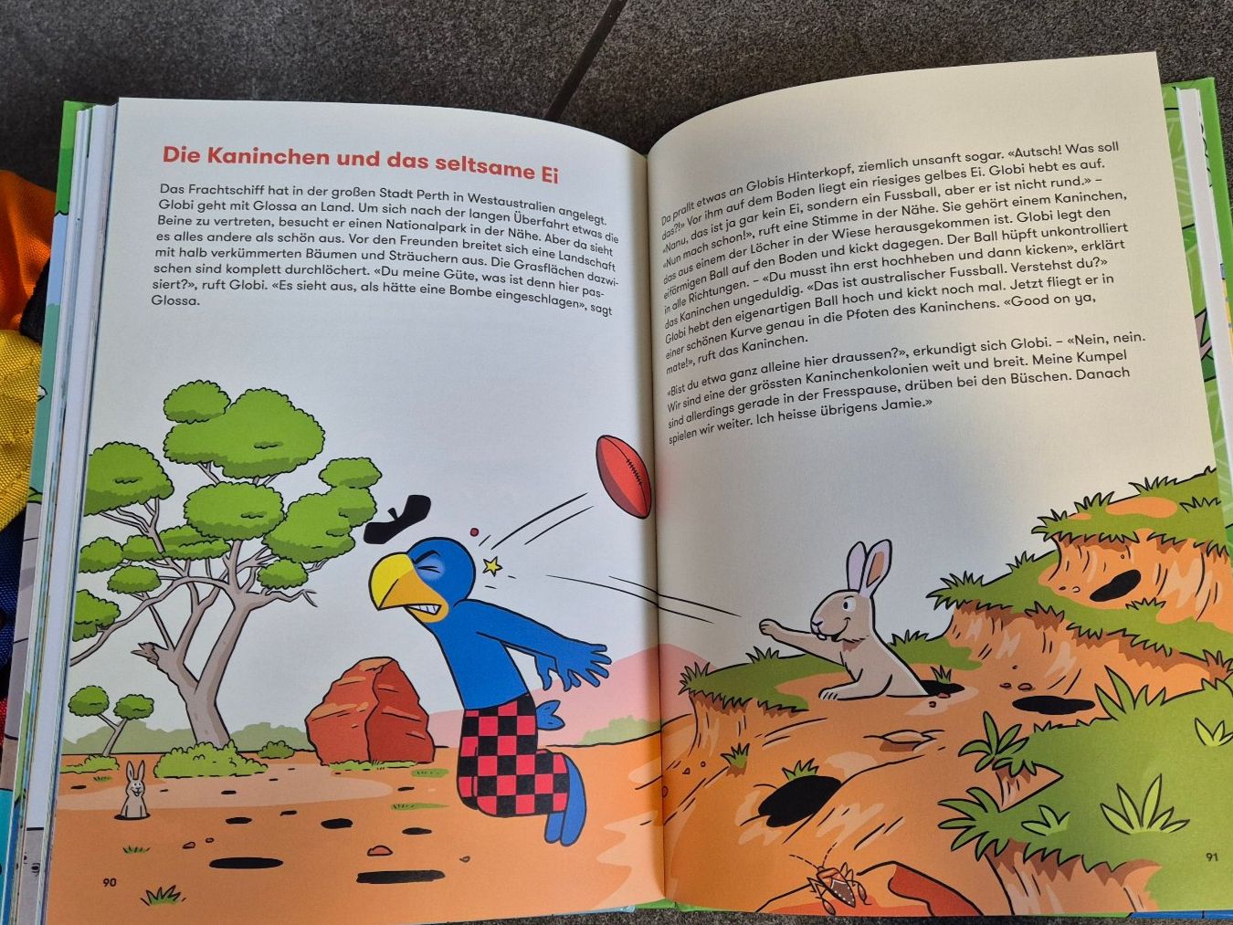 Kindertaschen: Globi Kinderrucksack & Wissensbuch – Gebraucht aus Wasen im Emmental von asstaehli 2