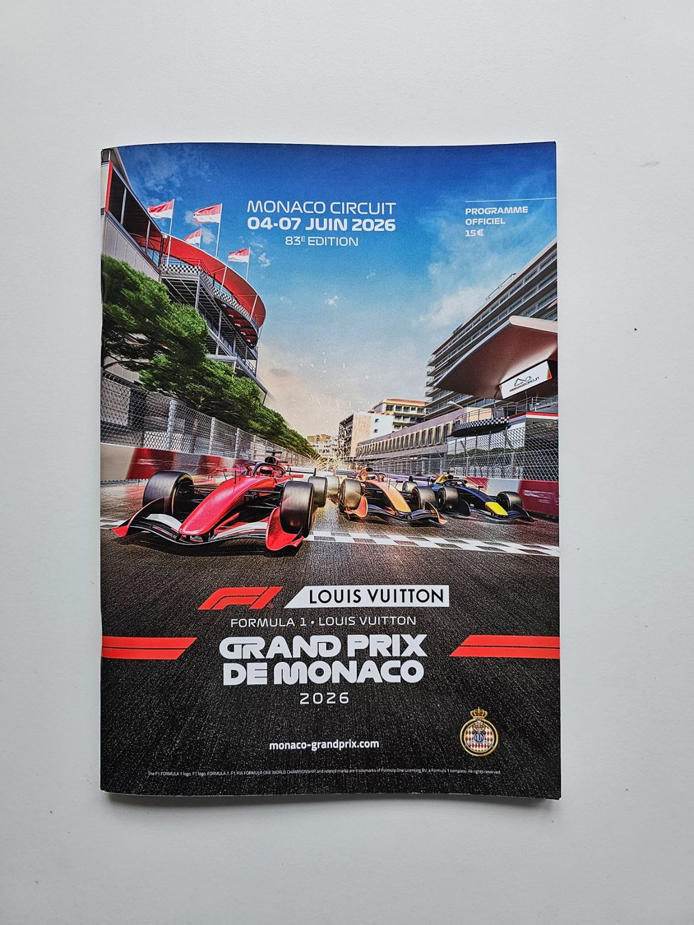 Riviste & Magazine: MONACO 2026 Formel 1 Programmheft Original Glanzpapier – Nuovo (secondo la descrizione) da Ermatingen venduto da Monaco1215