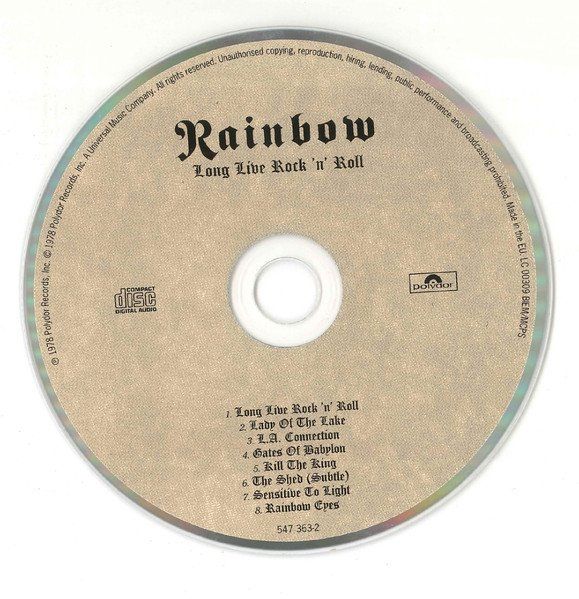 CD: Rainbow – Long Live Rock 'N' Roll - Vergriffen - b – Usato da Brittnau venduto da Zibu 2