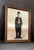 Vintage Charlie Chaplin-Spiegel 26 x 34 cm