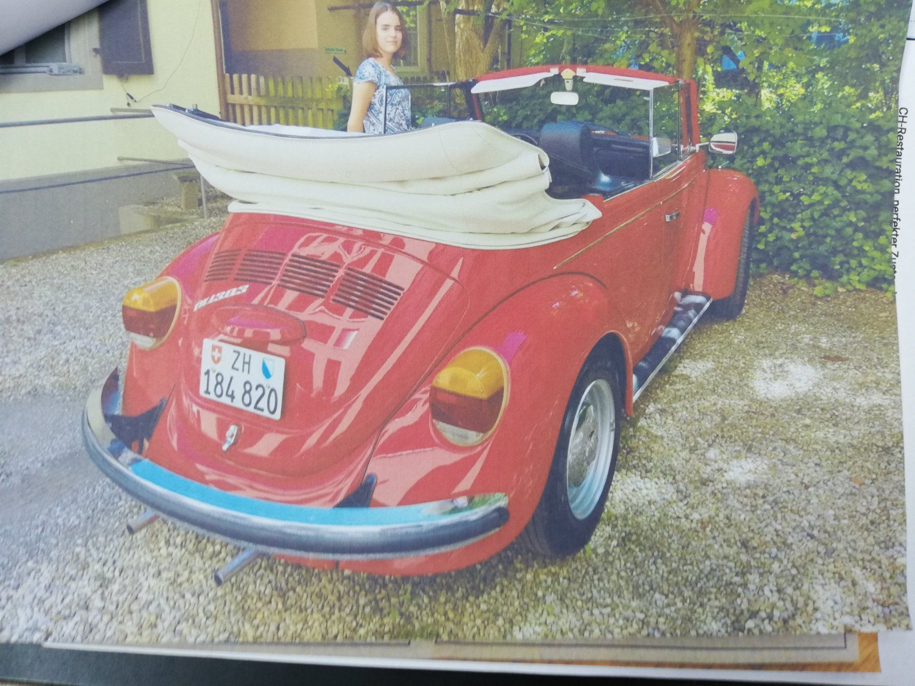 VW Automobili: VW Käfer Cabriolet – Usato da Au ZH venduto da Karussell 1