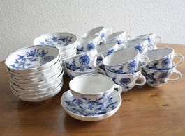 Meissen Porzellan-Service 19-teilig / Zwiebelmuster