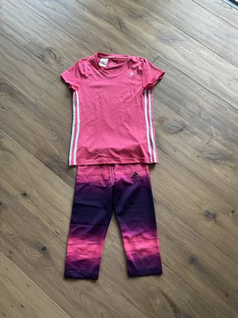 Adidas 2 Teile, Shirt und tights, 140/152