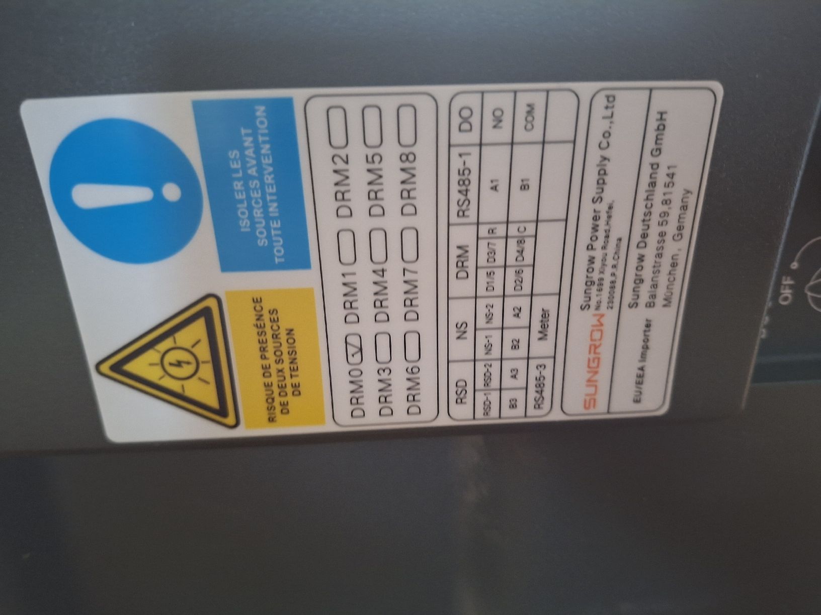 Inverter: Wechselrichter Sungrow – Usato da Oetwil am See venduto da Barclay64 2