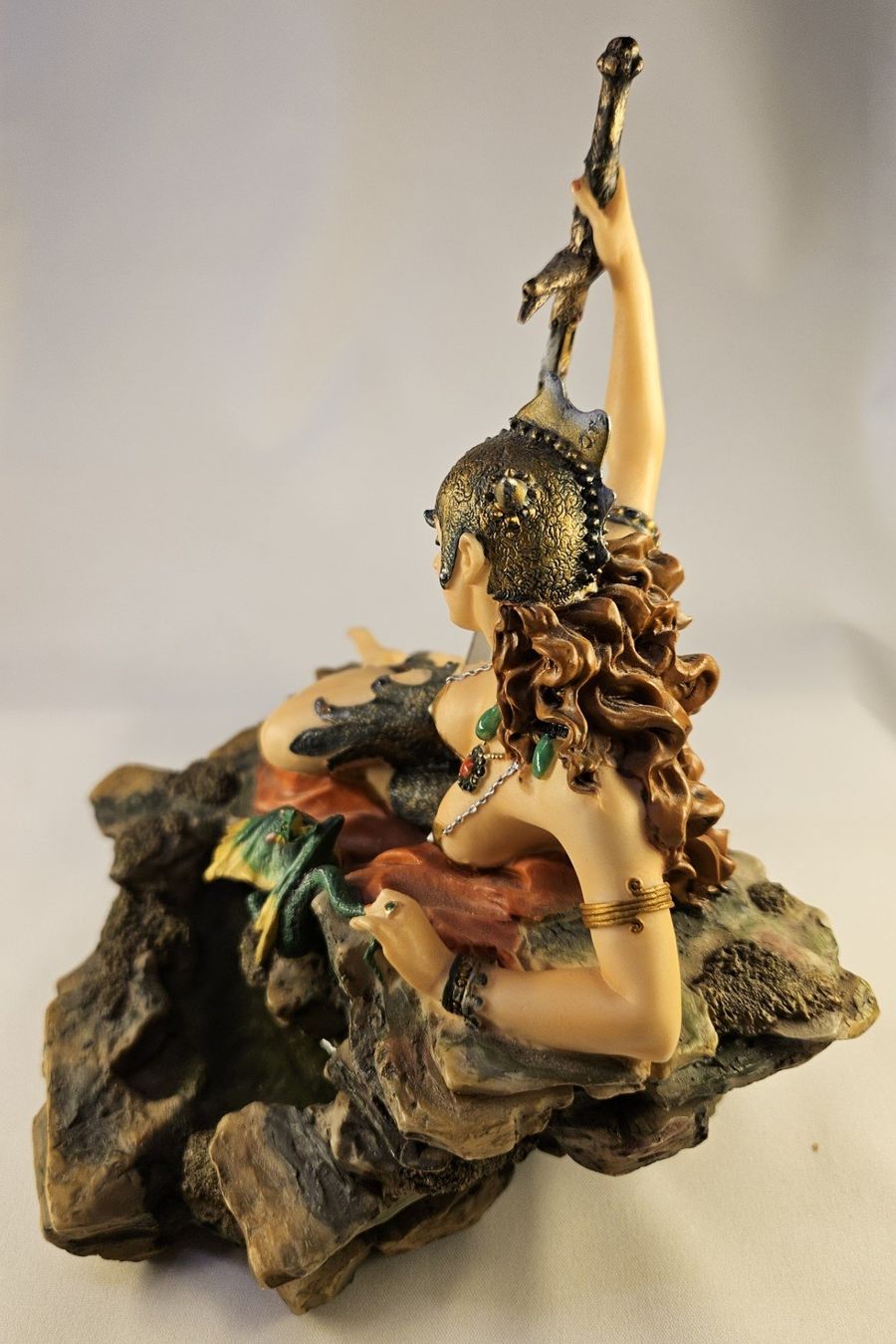 Figurines: Fantasy Figur "Kriegerin mit Drache" – D'occasion à Illnau par Beriev 3