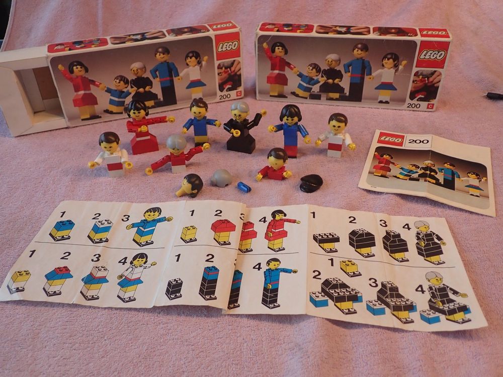 2 LEGO 200 Family im Originalkarton 1974 | Kaufen auf Ricardo