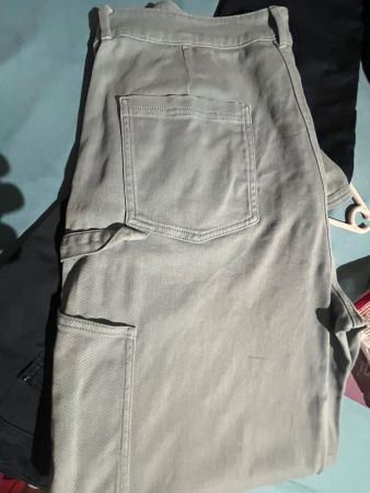 Damen Hose salbei Baumwolle Grösse M neuwertiger Zustand