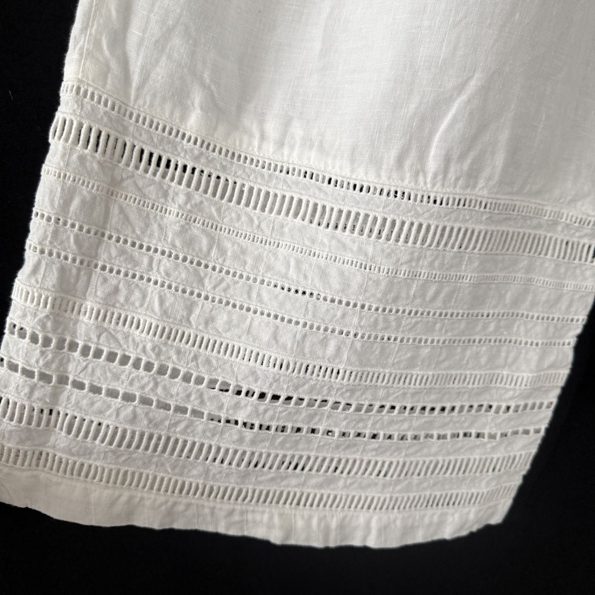 Pantaloni: 120% LINO White Linen Pants – Nuovo (secondo la descrizione) da Emmen venduto da Nightingale_2022 4