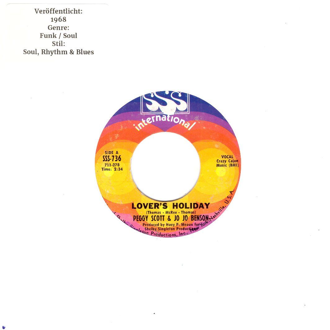 Dischi in vinile: PEGGY SCOTT & JO JO BENSON – Usato da Bassersdorf venduto da house-of-vinyl
