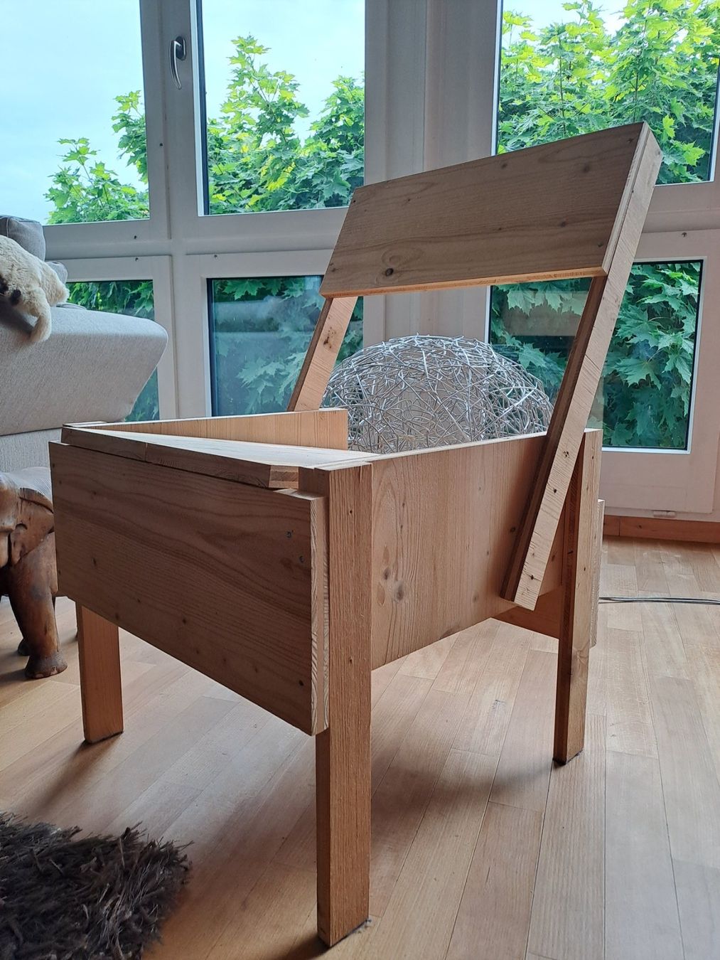 OKAFFAREFATTO Buchenholz-Stuhl Venezia – Sitz Aus Stroh, Unbehandelt, Made In Italy