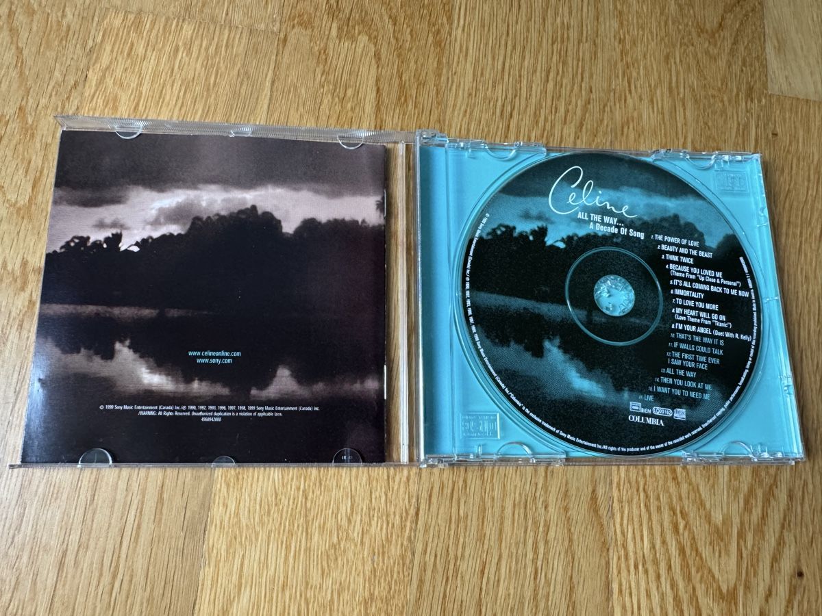 CD: Celine Dion "All the Way" CD  – Usato da Zürich venduto da wtpooh 2