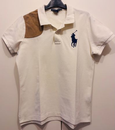 Polo femme RALPH LAUREN SPORT, écru, Taille XL