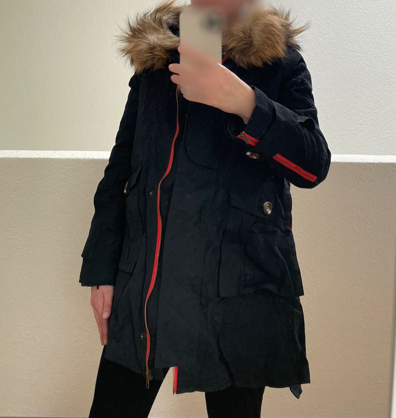 Giacche: Jacke / Parka mit Echtfellkragen – Nuovo e nell'imballaggio originale da Grenchen venduto da iagiag