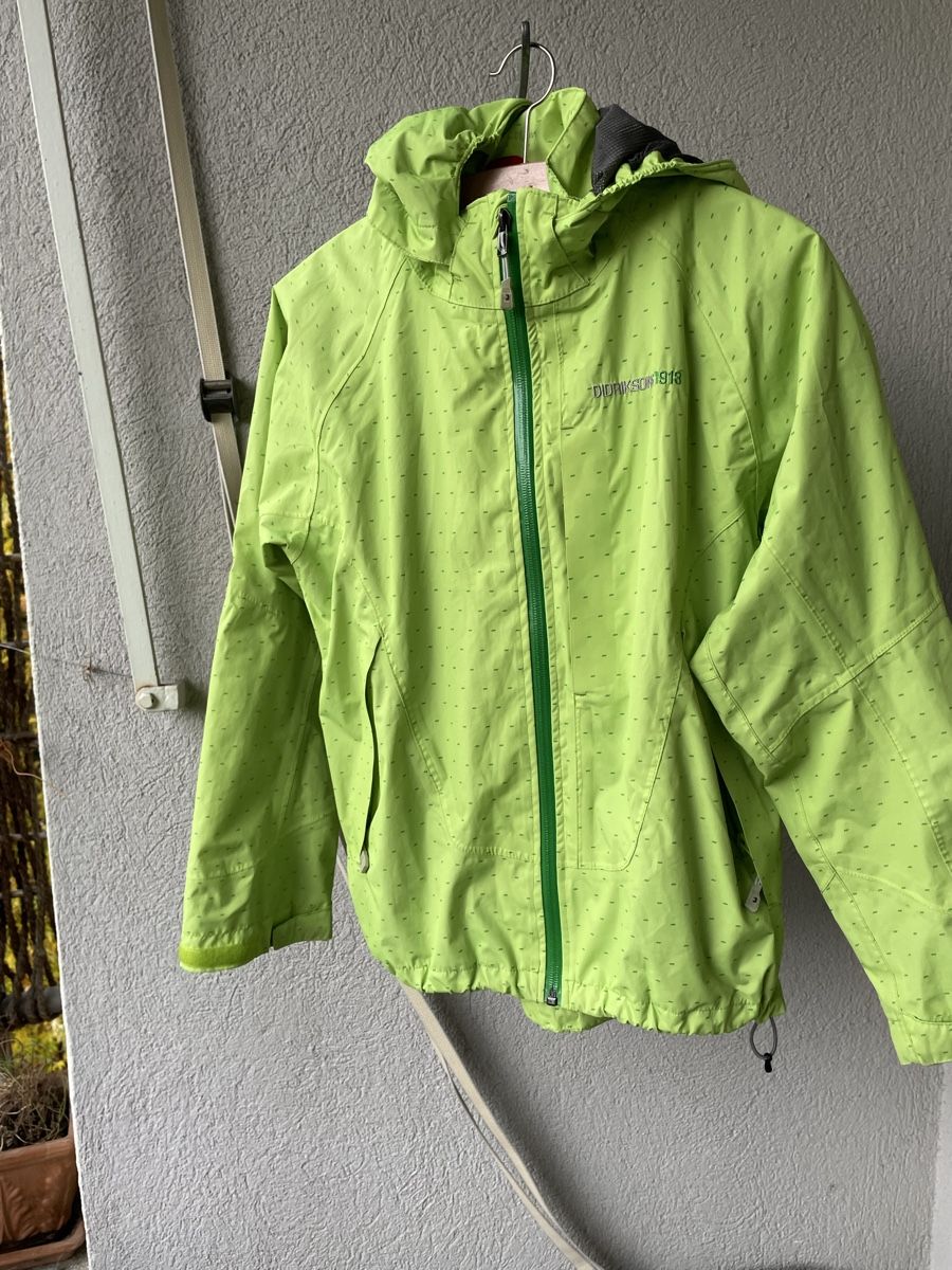 Didriksons Giacche & Cappotti: Didriksons Regenjacke , Gr. 150, grün – Usato da Bern venduto da brup 1