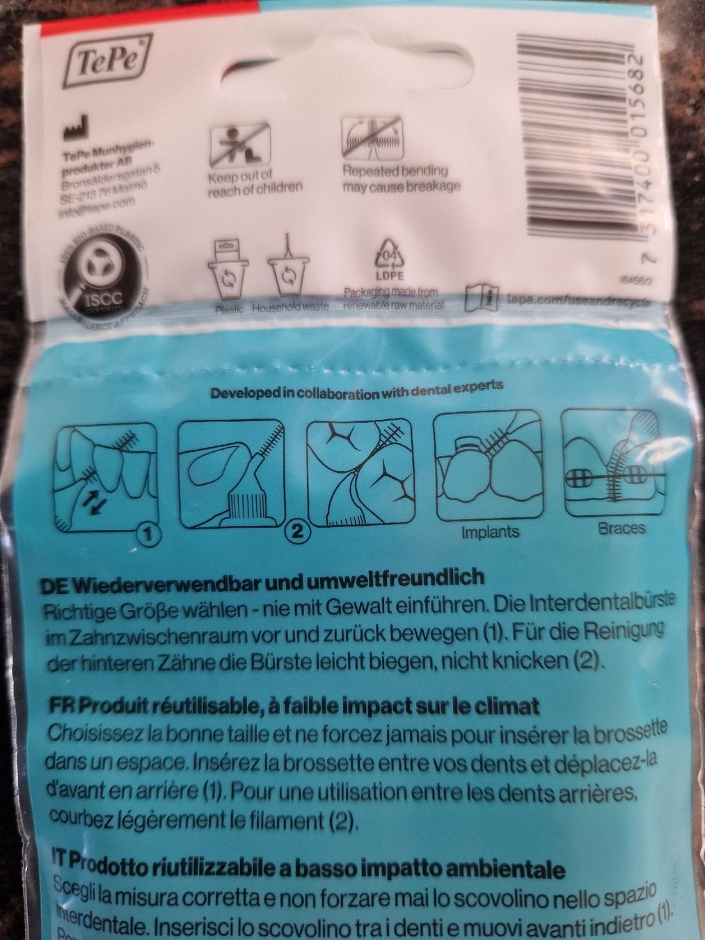 Zahnpflege: TePe Interdentalbürsten Size 2 – Neu und originalverpackt aus Lyss von katelisa 2