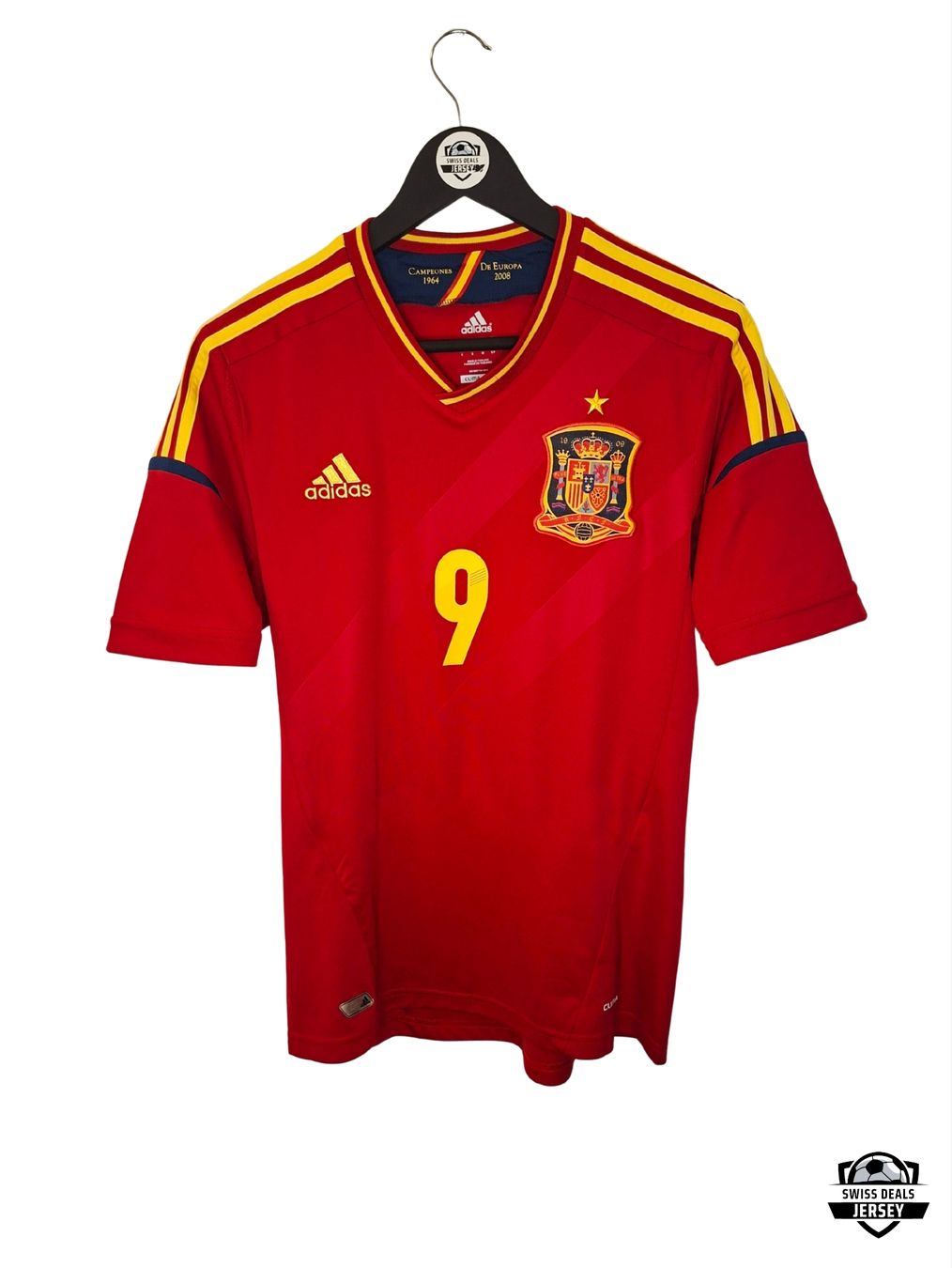 Adidas Leibchen & Hosen: TORRES #9 Original Spain 2012-13 Home Trikot – Neu (gemäss Beschreibung) aus St-Léonard von SwissDealsJersey 1