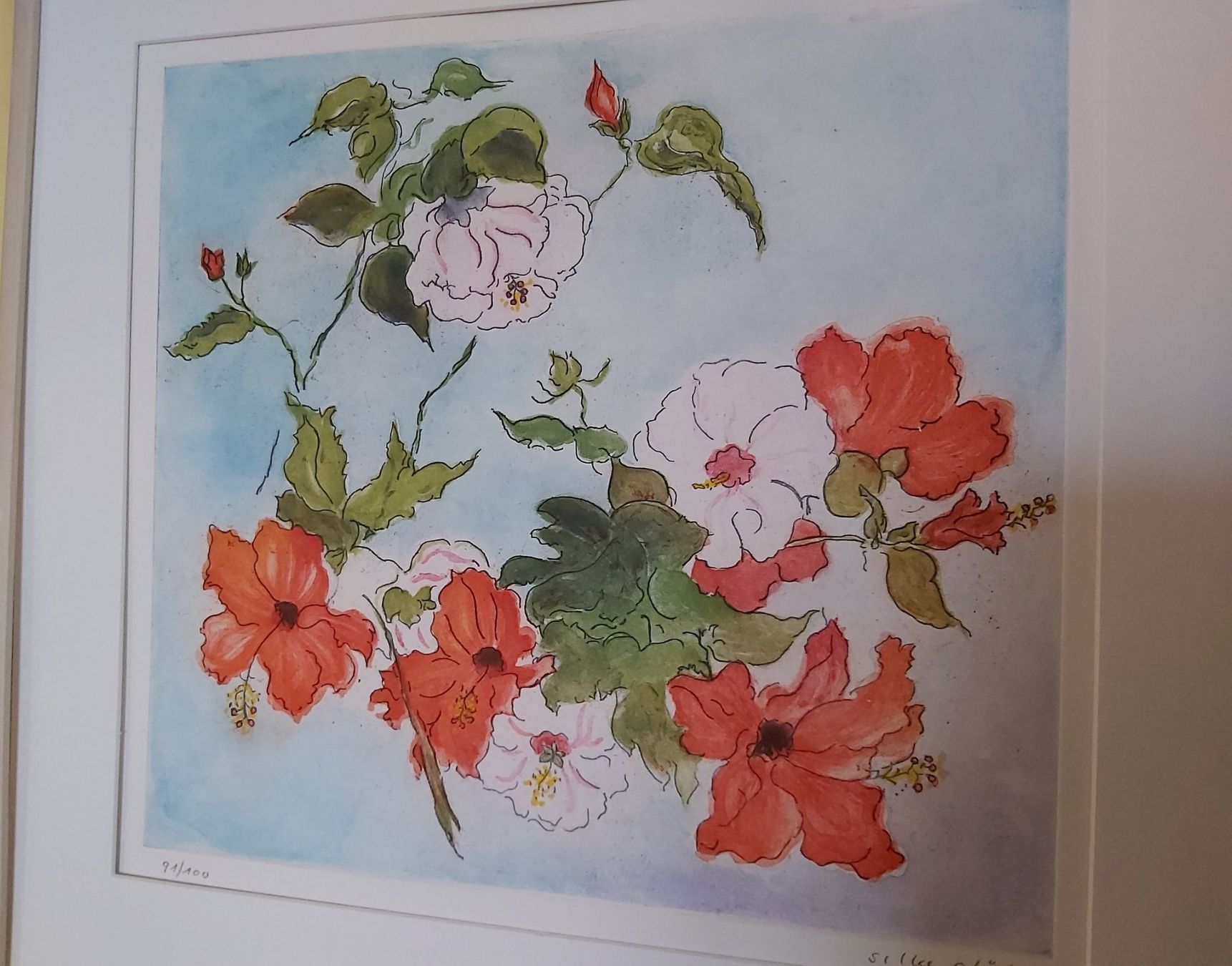Foto & Immagini: Grösseres Silke Glättli Bild. Blumen – Usato da Winterthur venduto da Goldpipau 3