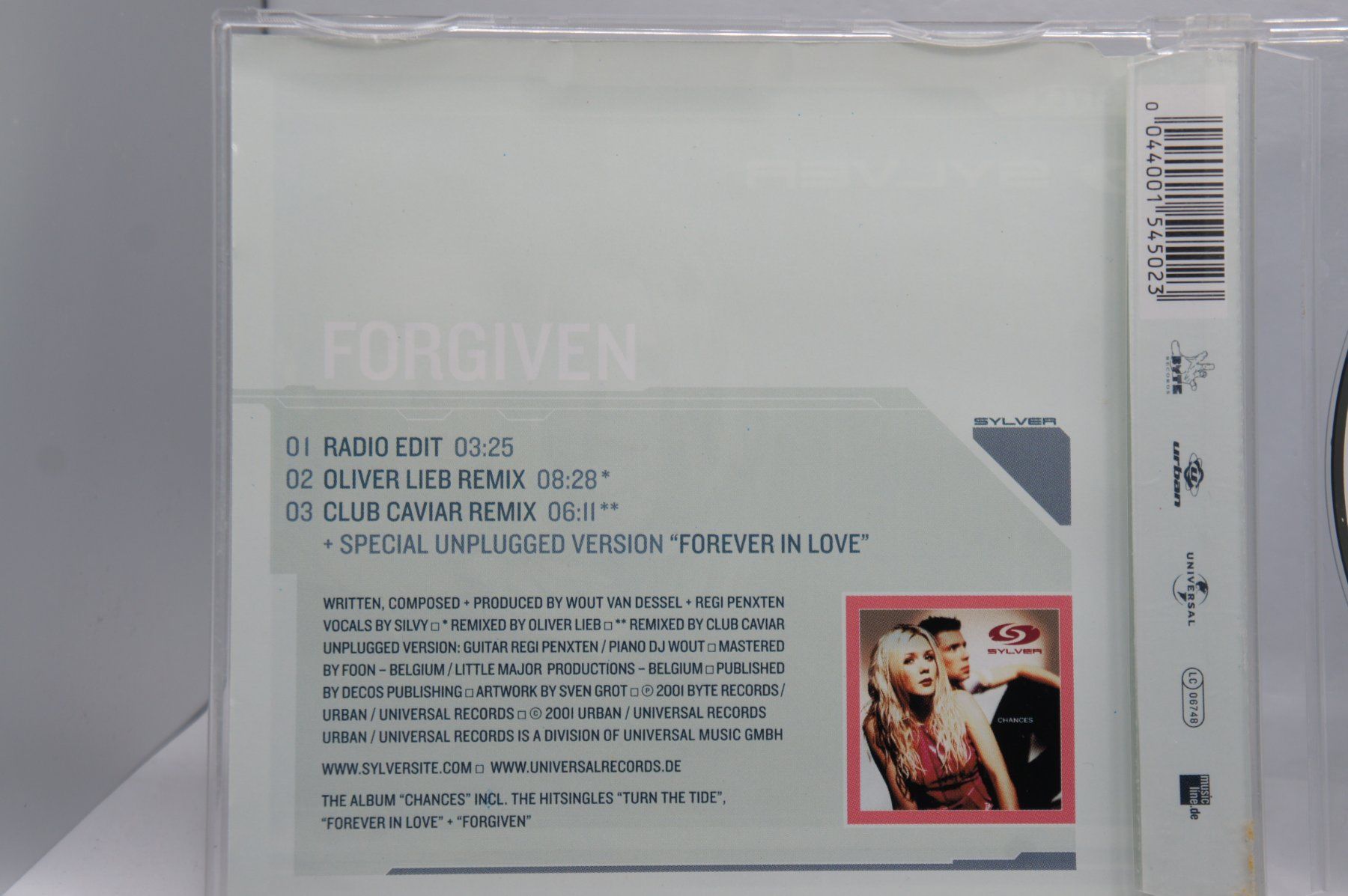 CD: CD Sylver - Forgiven / 3 Track Single – Usato da Ernetschwil venduto da luisvonerni 2