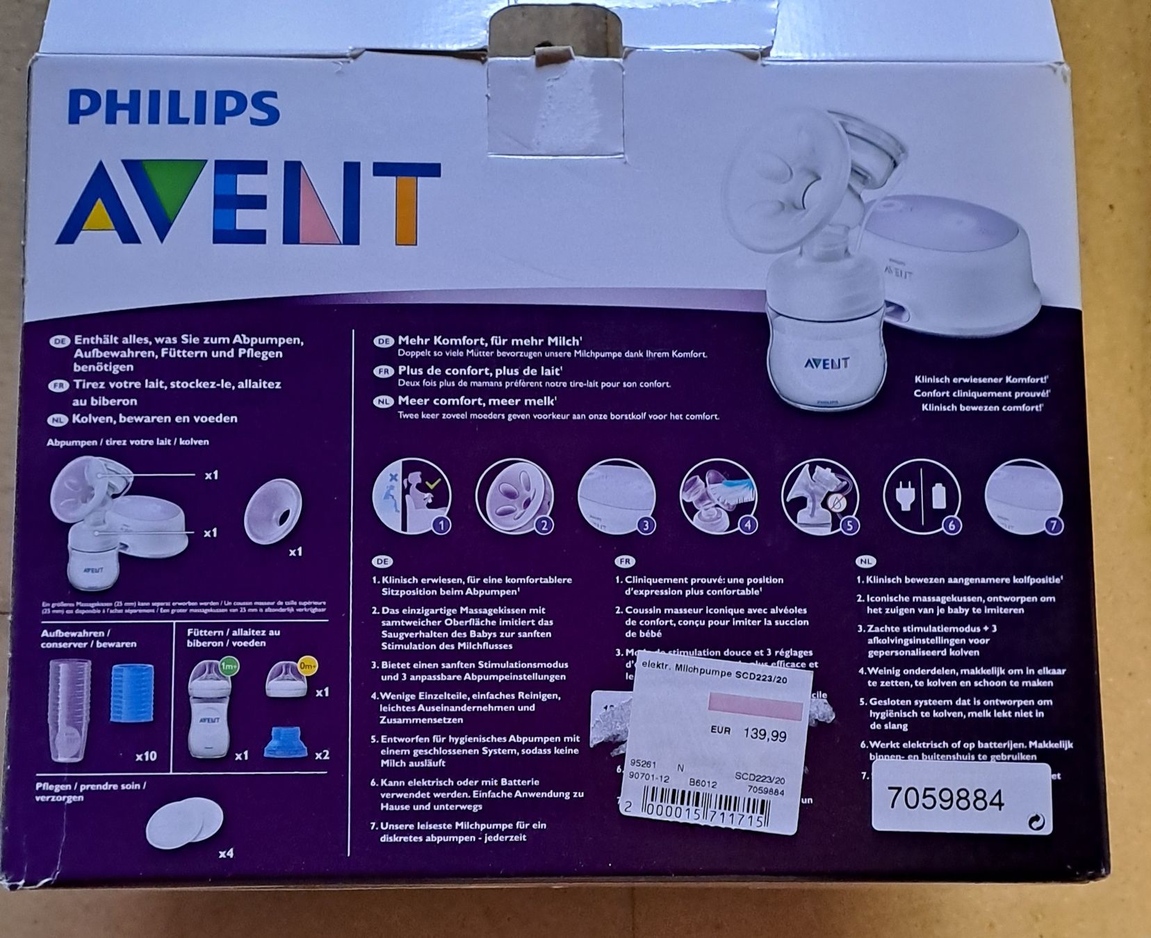 Philips Accessori per l’allattamento: Philips Avent Milchpumpe – Usato da Stachen venduto da fab_5ynw 1