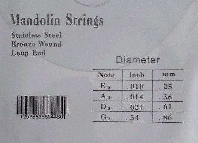 Strumenti musicali: Cordes, Saiten für Mandoline – Nuovo e nell'imballaggio originale da Basel venduto da Pickman 2
