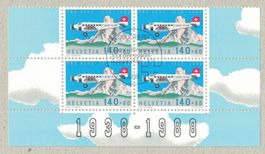 50 Jahre PRO AERO 1938 - 1988, Stempel Bern 8.3.88