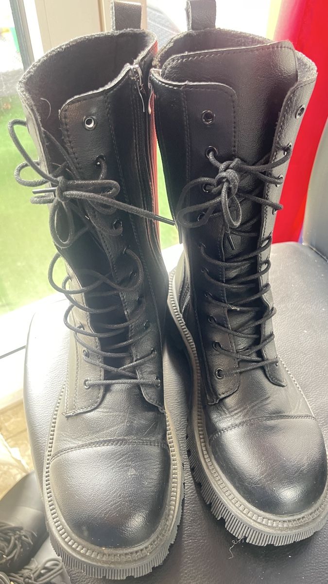 Herrenschuhe: Schwarze Boots Gr. 41 gut erhalten – Gebraucht aus Trimbach von Alessia75 5