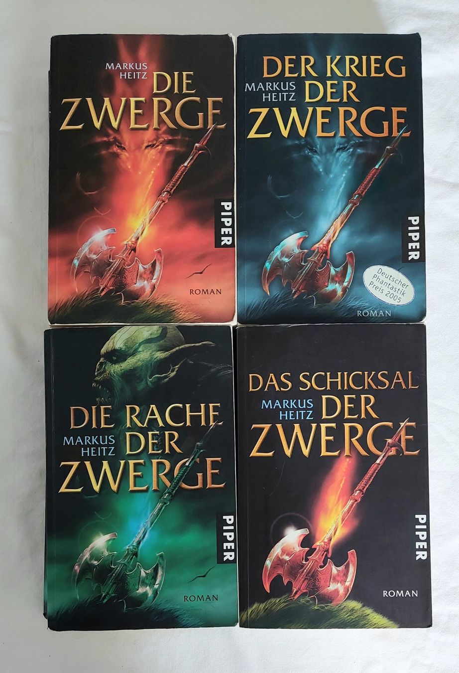 Livres: 4 Bücher Zwerge von Markus Heitz – D'occasion à Uitikon Waldegg par Smeragol