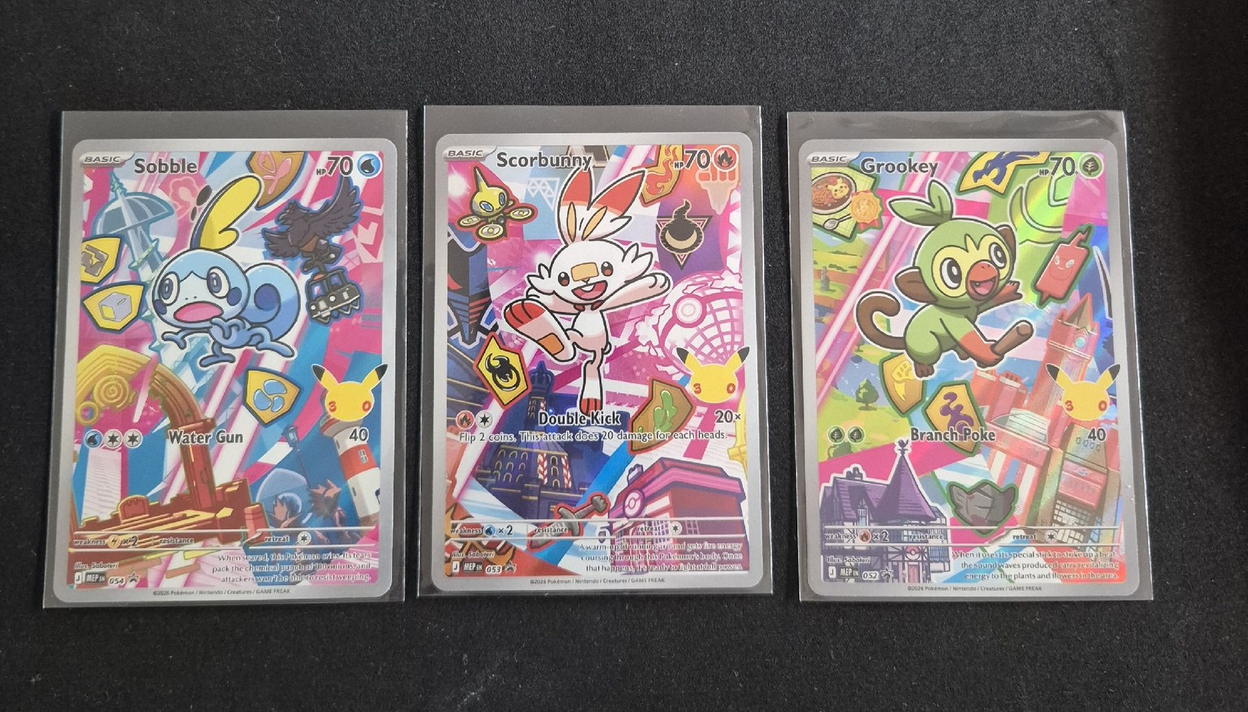 Pokémon Carte collezionabili: Grookey, Sobble, Scorbunny First Partner Collection Series 1 – Nuovo (secondo la descrizione) da Sementina venduto da PokeLombre