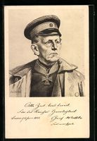 Graf von Moltke in Uniform, Ganzsache Ba