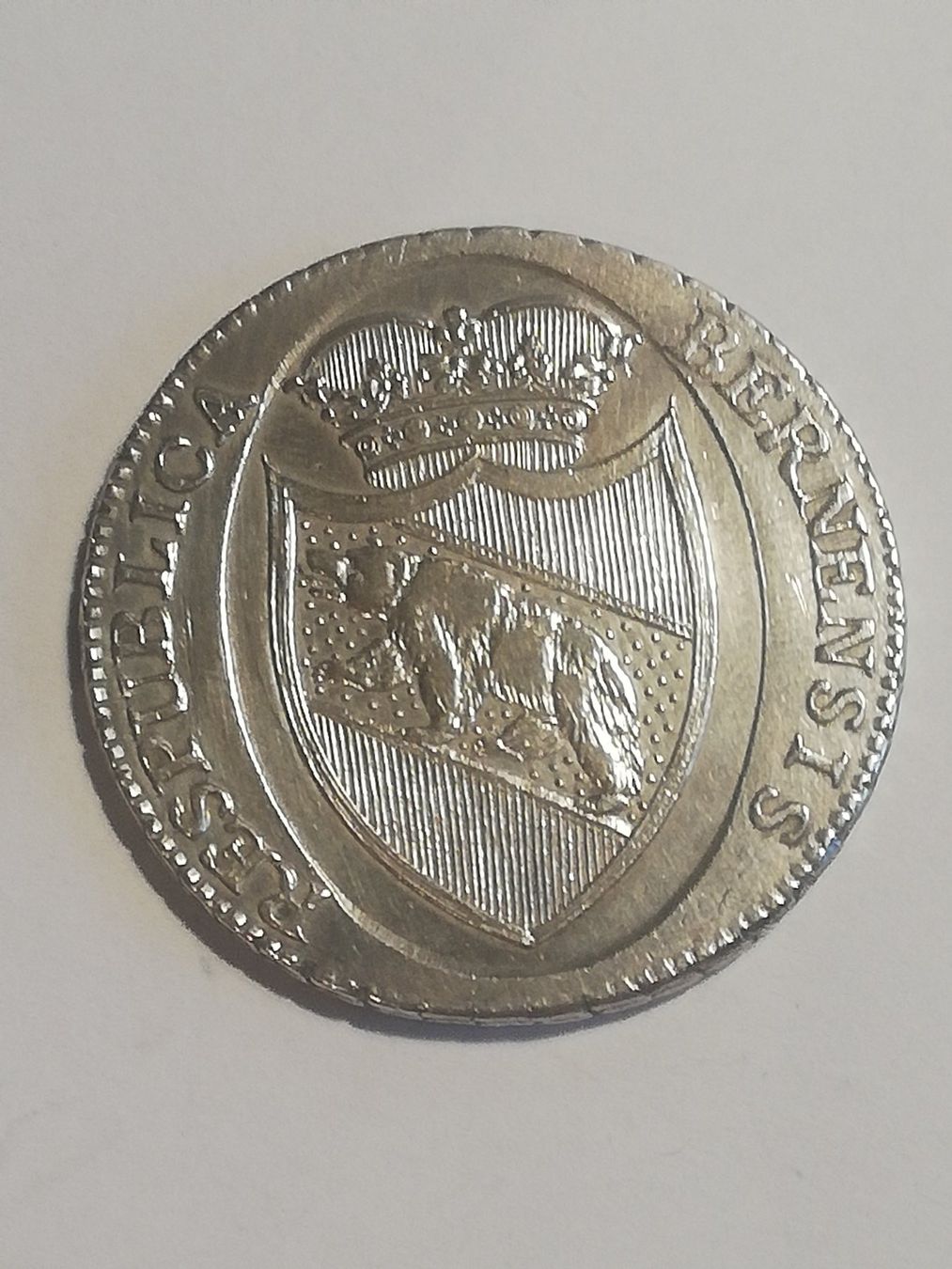 Tutti le monete: Bern, Stadt. AR Taler 1798 - Dominus Providebit – Usato da Eschenbach SG venduto da Hoerbys 1