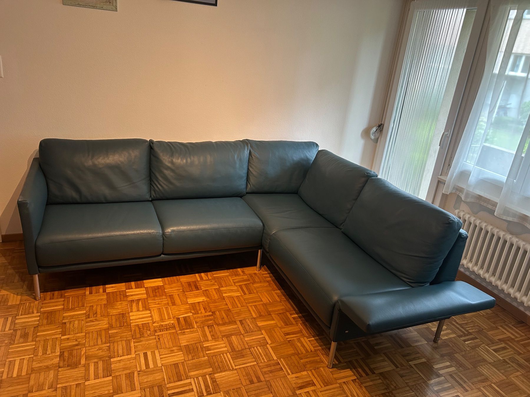 Rolf Benz Divani: Elegantes Ecksofa aus Leder – Usato da Luzern venduto da DoKa94 1