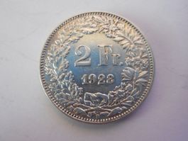 2 Fr. 1928 silber